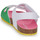 Sapatos Rapariga Sandálias Prada logo plaque keyring poucha Prada BIO Branco
