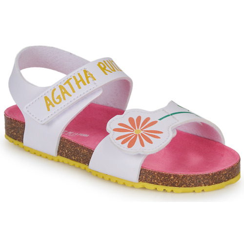Sapatos Rapariga Sandálias Agatha Ruiz de la parka Prada BIO Branco