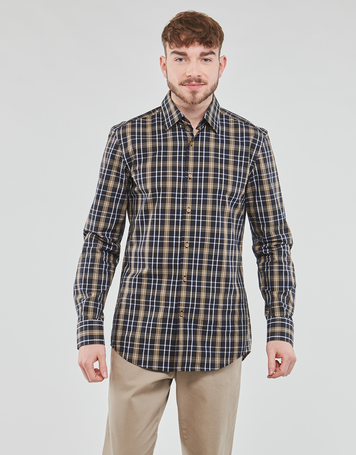 Textil Homem Camisas mangas comprida BOSS H-HANK-kent-C1-214 O seu item foi adicionado aos favoritos