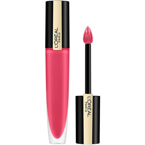 beleza Mulher Batom L'oréal Signature Matte Liquid Lipstick - 128 I Decide Rosa