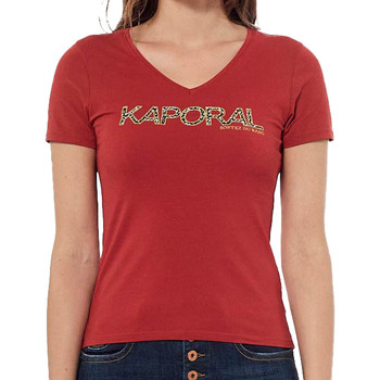 Textil Mulher T-shirts e Pólos Kaporal  Vermelho