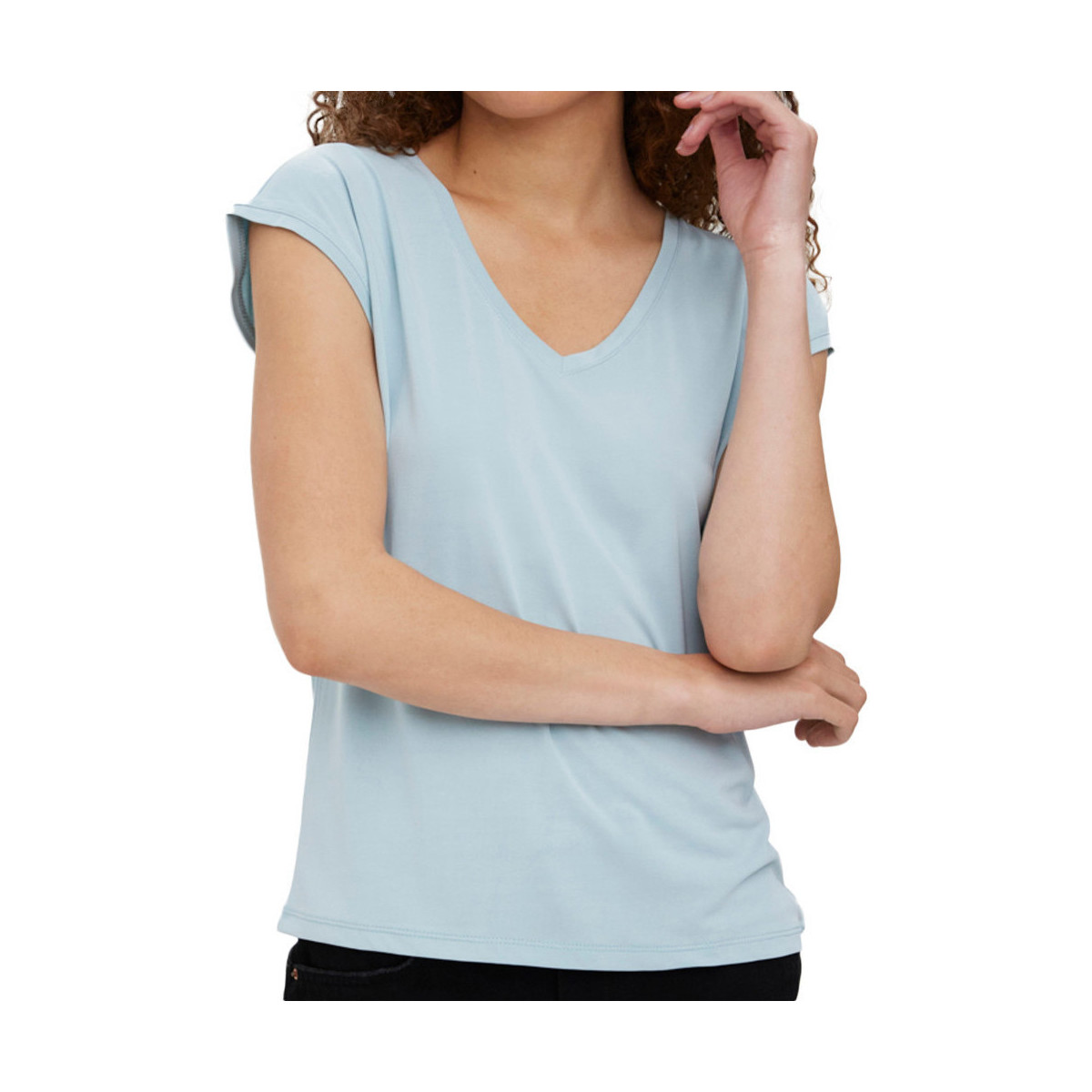Textil Mulher T-shirts e Pólos Vero Moda  Azul