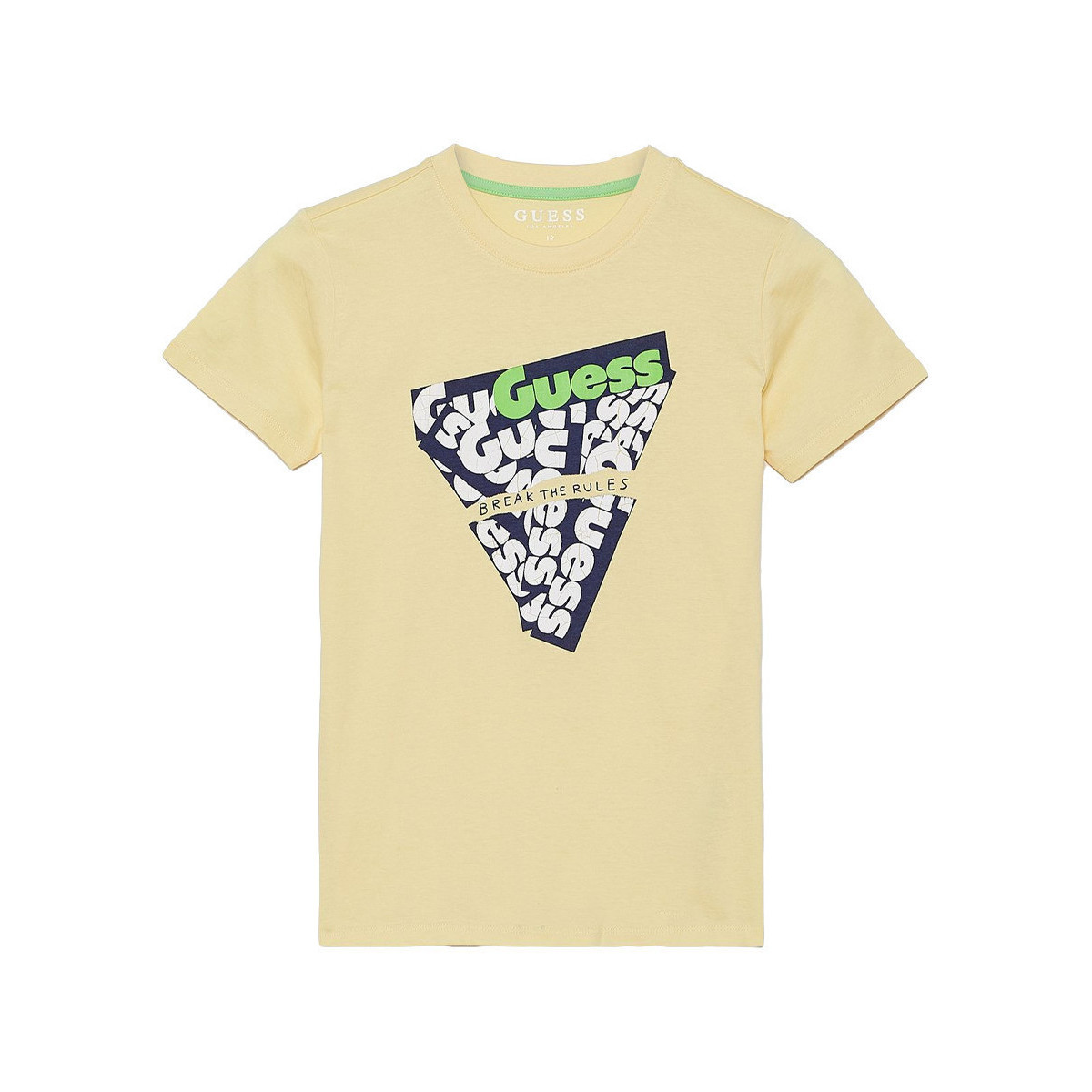 Textil Rapaz T-shirts e Pólos Guess  Amarelo