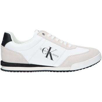 Sapatos Homem Multi-desportos Camiseta Calvin Klein CK Embossed Preto YM0YM00686 LOW PROFILE Branco