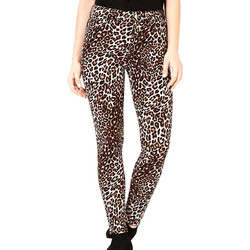 Textil Mulher Gangas Skinny Guess  Bege