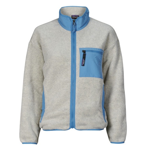 Textil logo Casaco polar Patagonia W'S SYNCH JKT Cinza / Azul