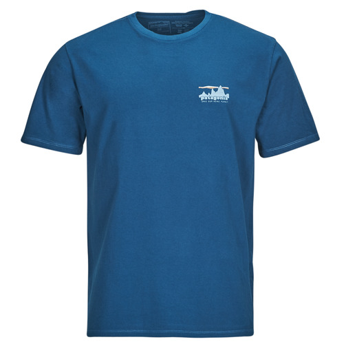 Textil Homem infinity logo-print hoodie Patagonia M'S '73 SKYLINE ORGANIC T-SHIRT Azul