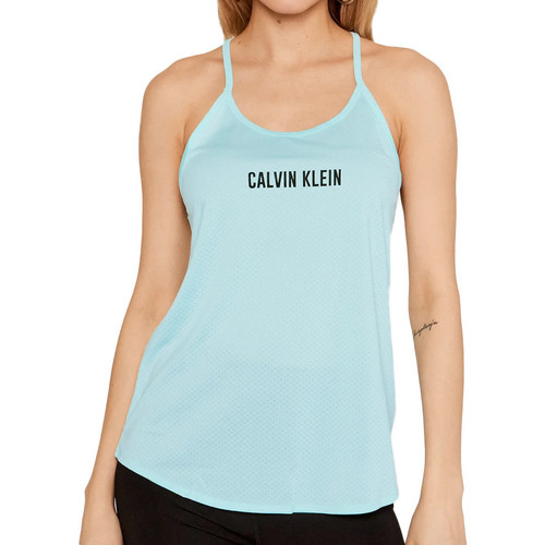 Calvin Klein Jeans Azul - Textil Tops sem mangas Mulher 27,99 €