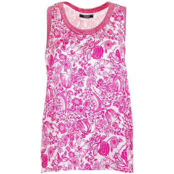 Textil Mulher T-shirts e Pólos Fracomina FJ23ST2001W451N4-9-3 Rosa
