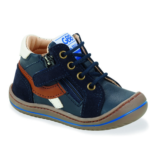 Sapatos Rapaz Sapatilhas de cano-alto GBB FLEXOO ZIPOU Azul