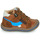 Sapatos Rapaz Sapatilhas de cano-alto GBB FLEXOO ZIPOU Castanho