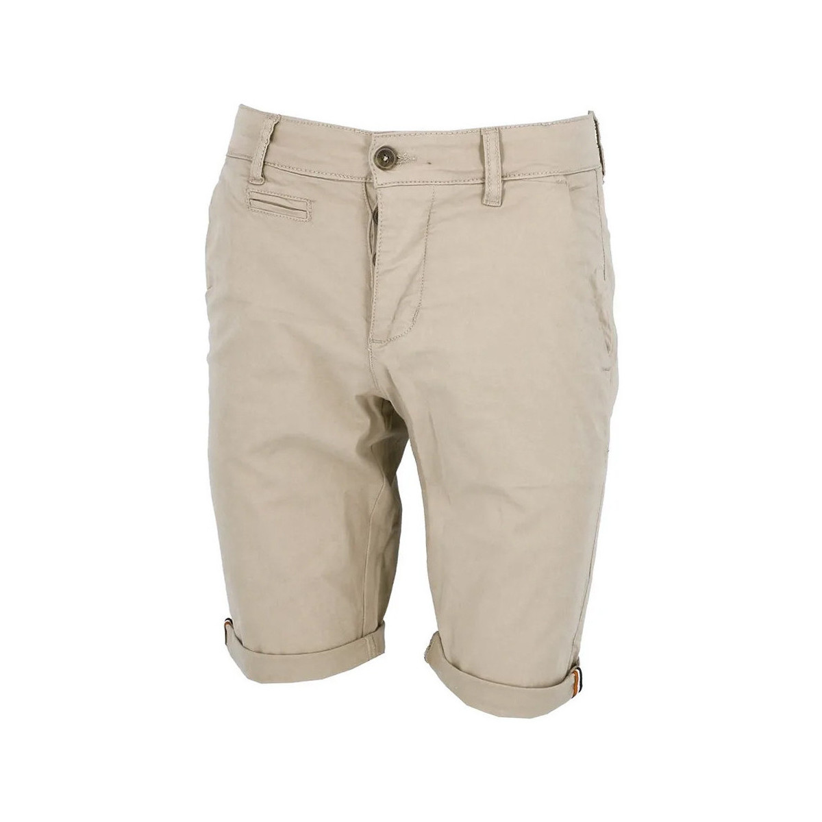 Textil Homem Shorts / Bermudas Zip Down Split Hem Midi Dresso  Bege