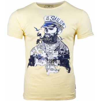 Textil Homem T-Shirt mangas curtas La Maison Blaggio  Amarelo