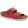Sapatos Mulher Chinelos Rieker  Vermelho