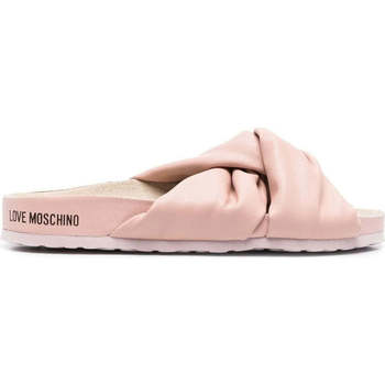Sapatos Mulher Chinelos Love Moschino  Bege