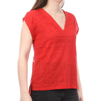 Textil Mulher Technical Running Shirt In Red With White Stitching Teddy Smith  Vermelho