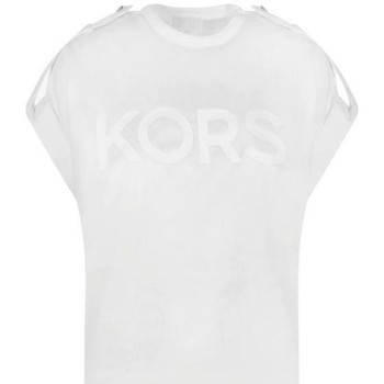 Textil Mulher T-shirts e Pólos MICHAEL Michael Kors  Branco