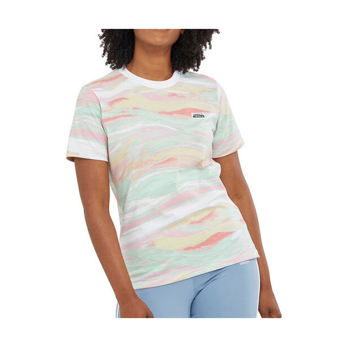 Textil Rapariga T-shirts e Pólos adidas Originals  Multicolor