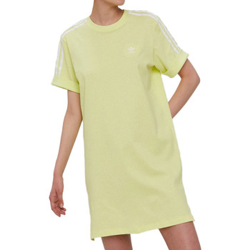 Textil Mulher Vestidos code adidas Originals  Amarelo