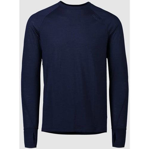 Textil Homem T-shirts e Pólos Poc 61610-1582 M's Light Merino Jersey Tumaline Navy Azul