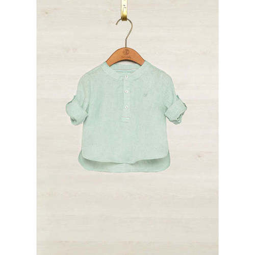 Textil Rapaz Camisas mangas comprida Wize & Ope 5123-18-18-14 Branco