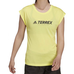 Textil Mulher T-shirts e Pólos adidas Originals  Amarelo