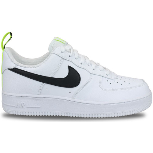 Sapatos Homem Sapatilhas Nike colorway Air Force 1 '07 White Neon Blanc Branco