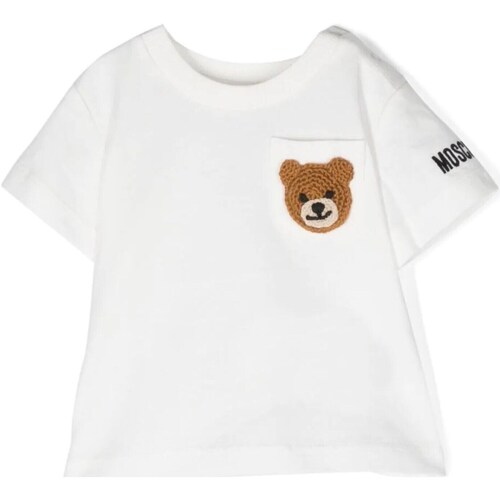 Textil Mulher T-shirt mangas compridas Moschino MUM03A-LAA24 Branco