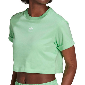 Textil Rapariga s watercolour floral shirt adidas Originals  Verde