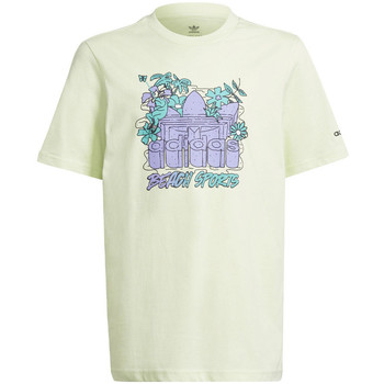 Textil Rapaz T-Shirt mangas curtas adidas ideas Originals  Verde