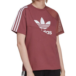Textil Mulher T-Shirt mangas curtas adidas Originals  Vermelho
