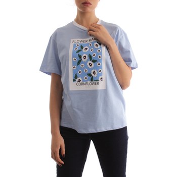 Textil Mulher T-Shirt mangas curtas Emme Marella ATZECO Azul