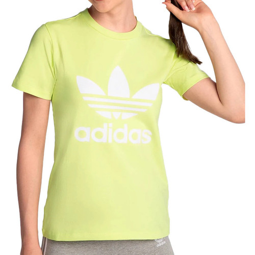 Textil Rapariga T-shirts e Pólos zipper adidas Originals  Amarelo