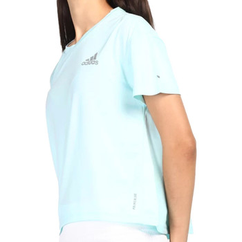 Textil Mulher T-Shirt mangas curtas color adidas Originals  Azul