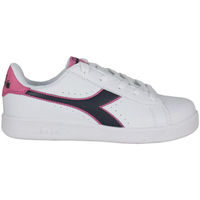 Sapatos Criança Sapatilhas Diadora Game p gs 101.173323 01 C8593 White/Black iris/Pink pas Branco