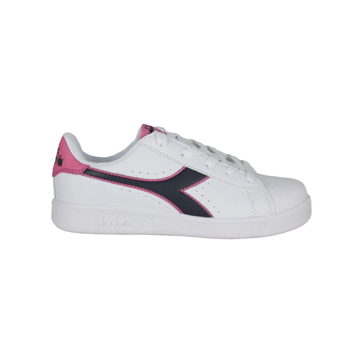 Sapatos Criança Sapatilhas Diadora 101.173323 01 C8593 White/Black iris/Pink pas Branco