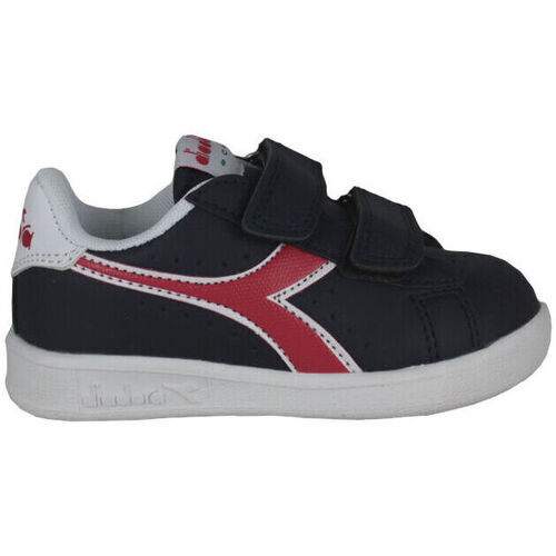Sapatos Criança Sapatilhas Footpatrol Diadora 101.173339 01 C8594 Black iris/Poppy red/White Preto