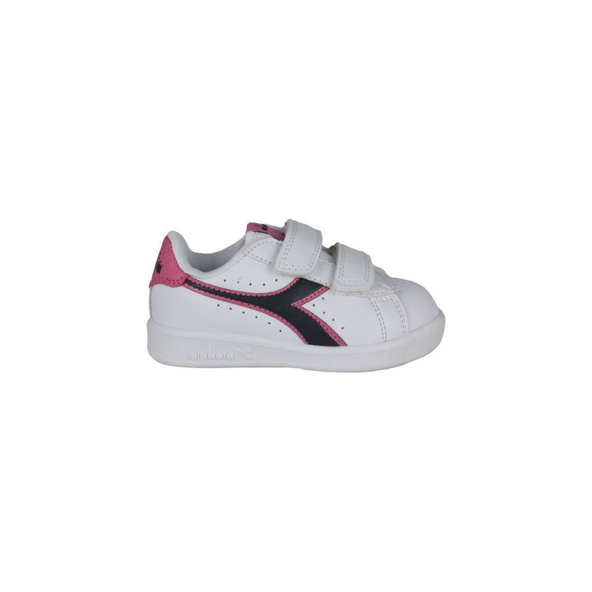Sapatos Criança Sapatilhas Diadora 101.173339 01 C8593 White/Black iris/Pink pas Branco