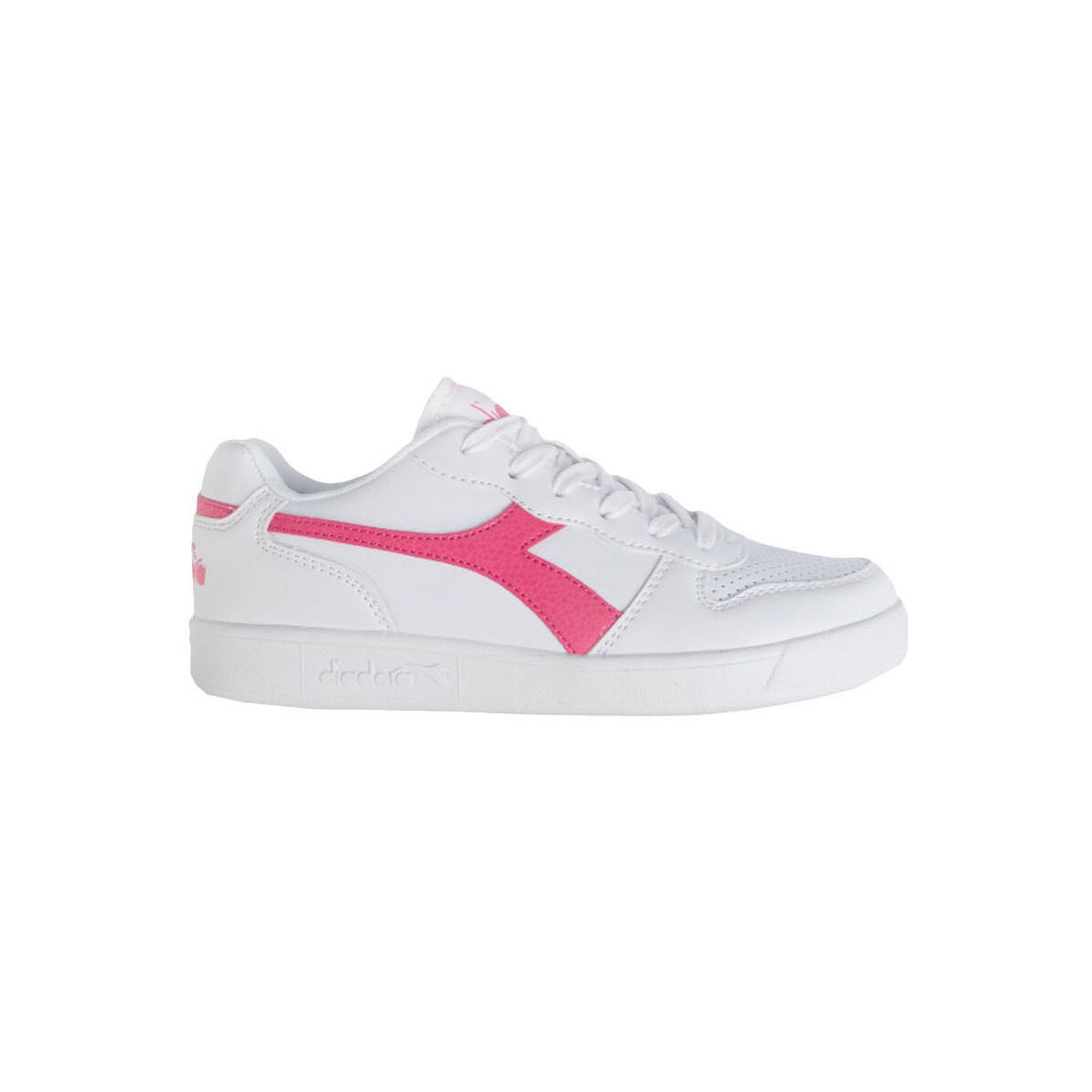 Sapatos Criança Sapatilhas Diadora 101.175781 01 C2322 White/Hot pink Rosa