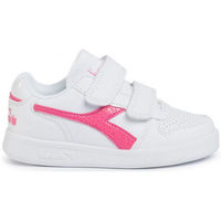Sapatos Criança Sapatilhas Diadora Playground td girl 101.175783 01 C2322 White/Hot pink Rosa