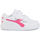 Sapatos Criança Sapatilhas Diadora 101.175783 01 C2322 White/Hot pink Rosa