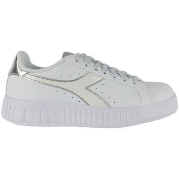 Sapatos Mulher Sapatilhas Diadora Step p STEP P C6103 White/Silver Prata
