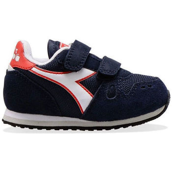 Sapatos Criança Sapatilhas Diadora Simple run td 101.174384 01 C1512 Blue corsair/White Azul