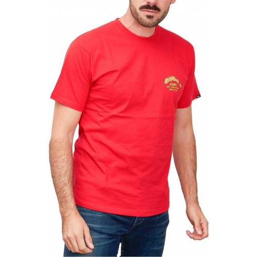 Textil Homem Camisas mangas curtas Vans COLD ONES Vermelho