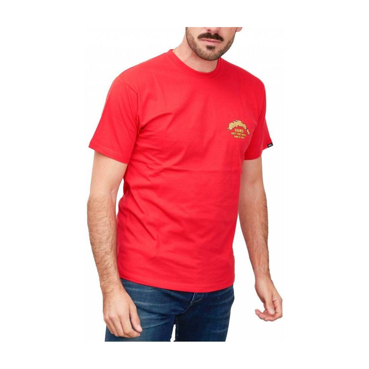 Textil Homem Camisas mangas curtas Vans COLD ONES Vermelho