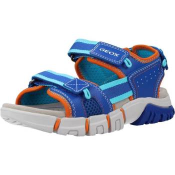 Sapatos Rapaz Sandálias Geox J SANDAL DYNOMIX BOY Azul