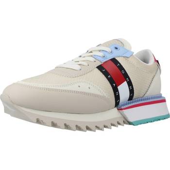 Sapatos Mulher Sapatilhas Tommy Jeans SNEAKER CLEATED Bege