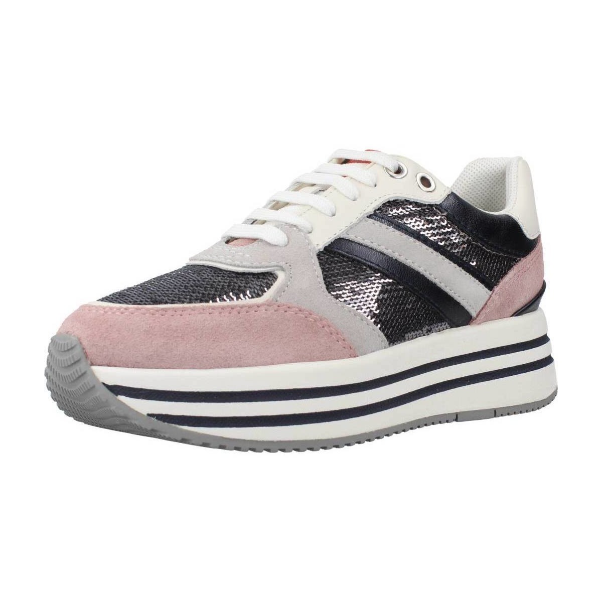 Sapatos Mulher Sapatilhas Geox D KENCY Multicolor