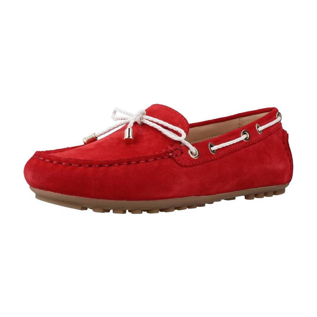 Sapatos Mulher Mocassins Geox D LEELYAN Vermelho