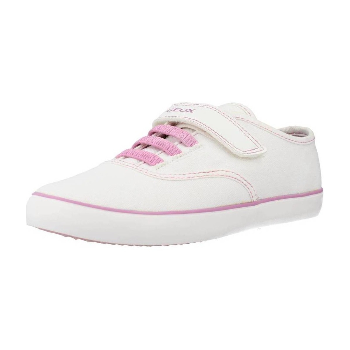 Sapatos Rapariga Sapatilhas Geox J GISLI GIRL Branco